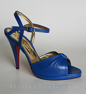 blaues Sandaletten Carmelina