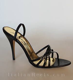 Sandalias negra Letizia