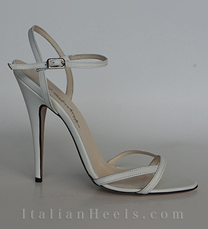 White Sandals Bisetta