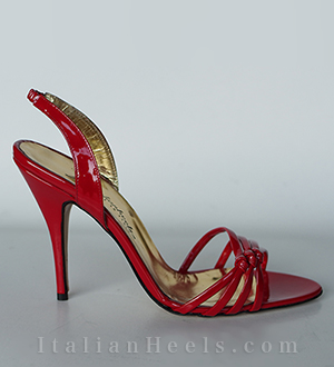 Red Sandals Letizia