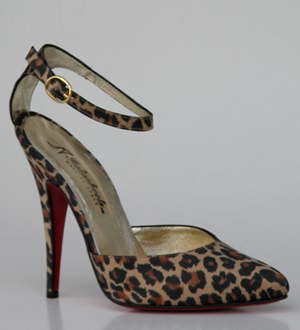 Leopard Sandaletten Sandra