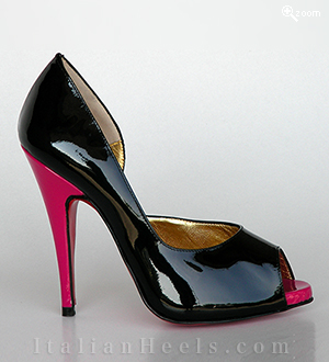 Black Fuxia Sandals Euterpe