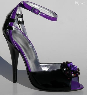 Sandalias Violeta/Negro Fedra