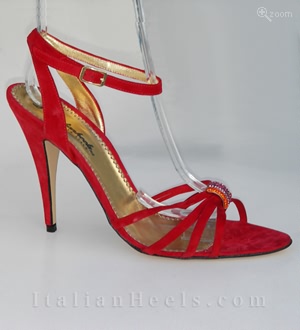 Red Sandals Timea