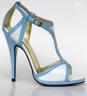 White Light Blue Sandals Siria