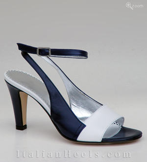 Sandalias Blanca Azul Sinilla