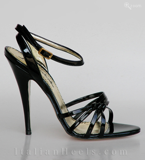 Sandalias Charol Negro Laura