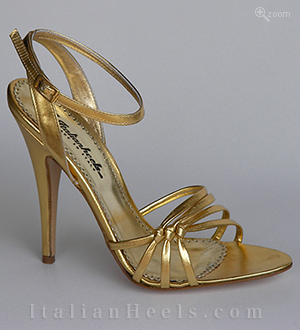 Gold Sandaletten Laura