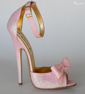 Pink Glitter Sandals Ottilia