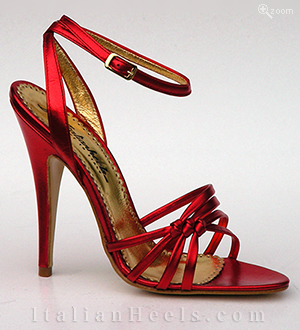 Red Sandals Laura