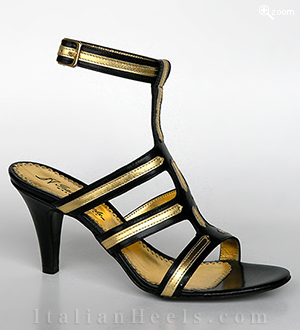 Black Gold Sandals Terenzia