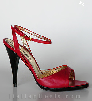 Sandalias Rojo negro Valeria