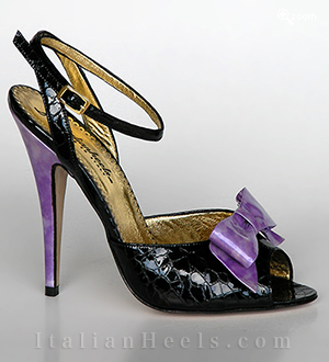 Black Violet Sandals Leontina