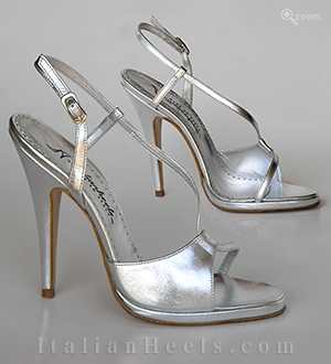Silver Sandals Elvira