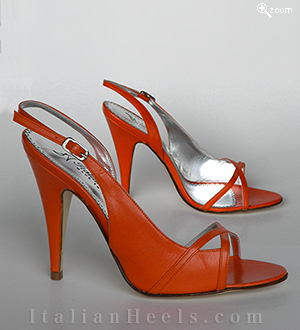 Orange Sandals Giuditta