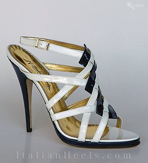 White Blue Sandals Svetla