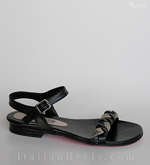 Sandalias negra Ivelle