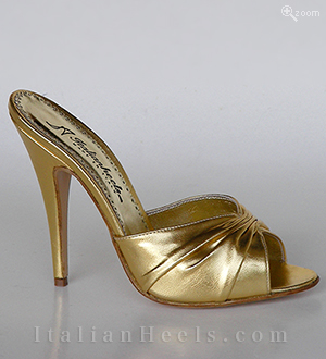 Gold Pantoletten Libera