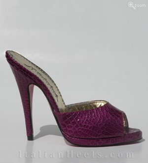 VioletCroc Slippers Donatella