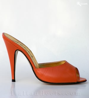 Orange Slippers Ferdinanda