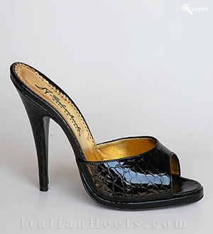 Black Slippers Donatella