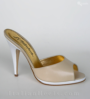 Mules beige Ferdinanda