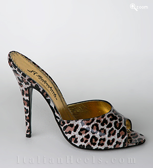 Mules Leopard Leontina