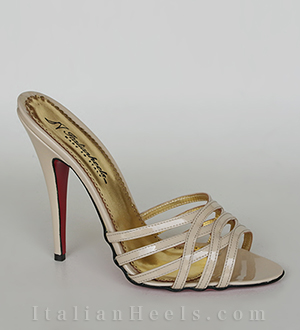 Mules beige Fabiola