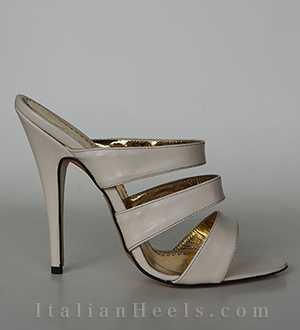 Mules beige Lelia