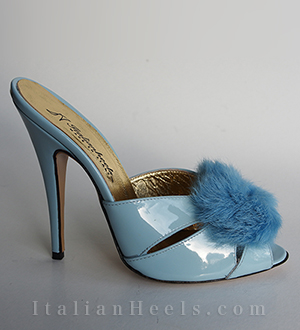 Light Blue Slippers Edda