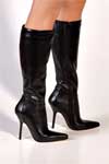 Black 110mm<BR>stiletto mm heel boots_stivali_stiefel 4007-u.jpg