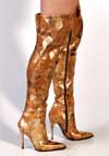 Brown/Gold 110mm<BR>stiletto mm heel boots_stivali_stiefel 4010-u.jpg
