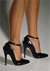 Patent Black 120mm<BR>stiletto mm heel pumps_decoletee_schuhe 3001-u.jpg
