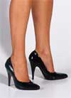 Patent Black 100mm<BR>stiletto mm heel pumps_decoletee_schuhe 3010-u.jpg