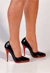 Black/Pat.Red 125mm stiletto<BR>10mm platform mm heel pumps_decoletee_schuhe 3024-u.jpg