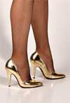 Metal Gold 90mm<BR>slim mm heel pumps_decoletee_schuhe 3026-u.jpg