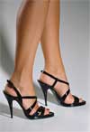 Patent Black 100mm<BR>stiletto mm heel sandaletten_sandals_sandali 1008-u.jpg