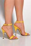Yellow 100mm<BR>metal mm heel sandaletten_sandals_sandali 1066-u.jpg
