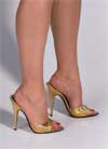 Opal Gold 100mm<BR>stiletto mm heel slippers_ciabattine_mules 2103-u.jpg
